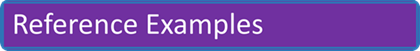 Reference File Examples