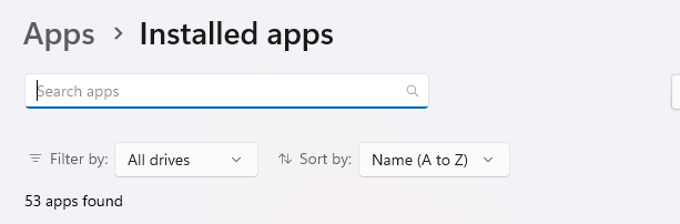 Search Apps