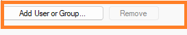 Add Users or Groups
