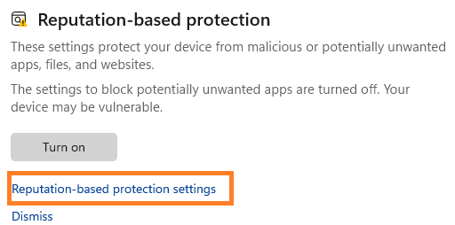 Reputation Protection