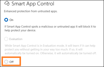 SmartApp Off
