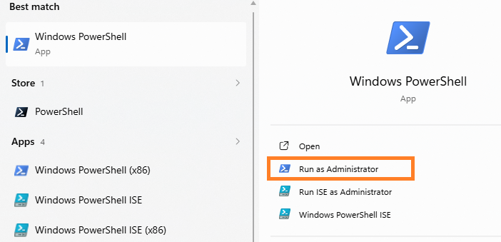Open PowerShell