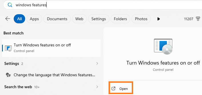 Windows Features